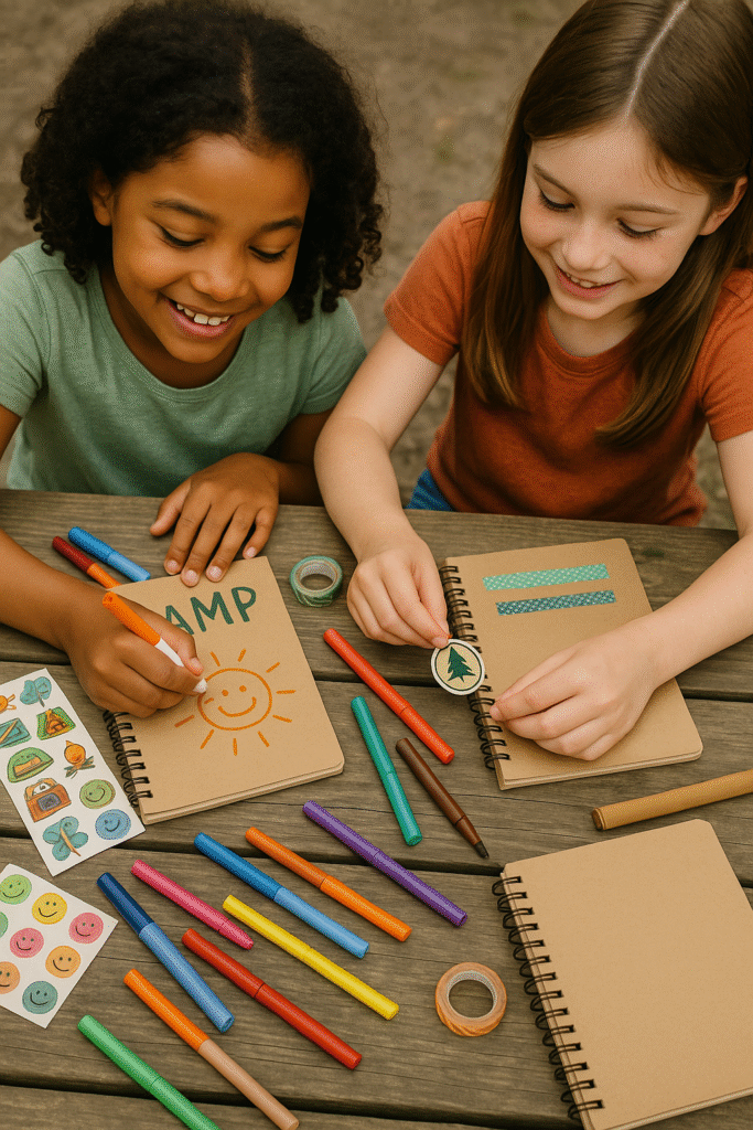 Camp Journal Decorating