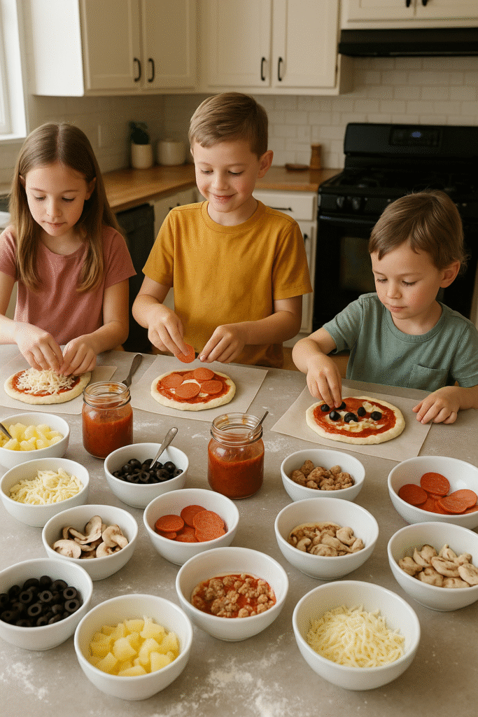 DIY Pizza Station