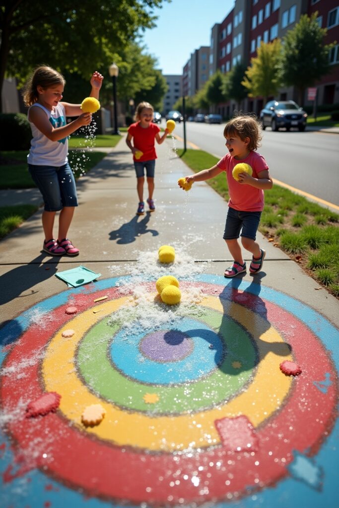 Sponge Bullseye Game