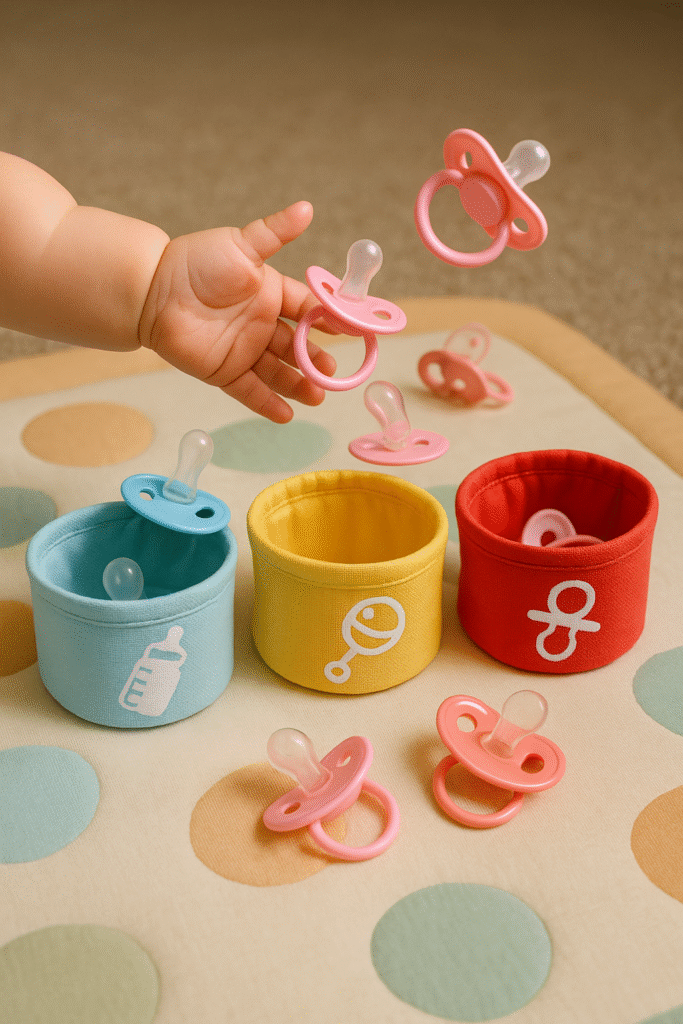 Pacifier Toss Game