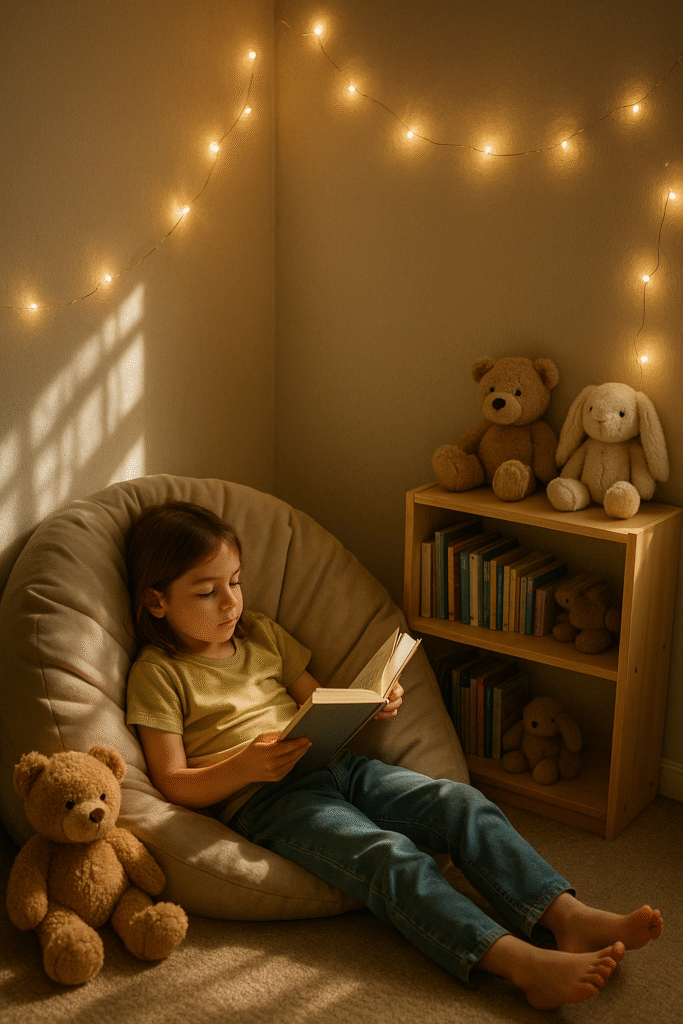 Cozy Calm Corner for After-School Wind-Down