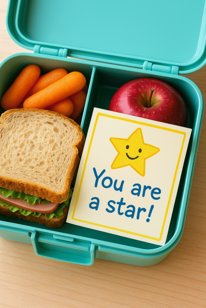 Lunchbox Affirmation Note Cards