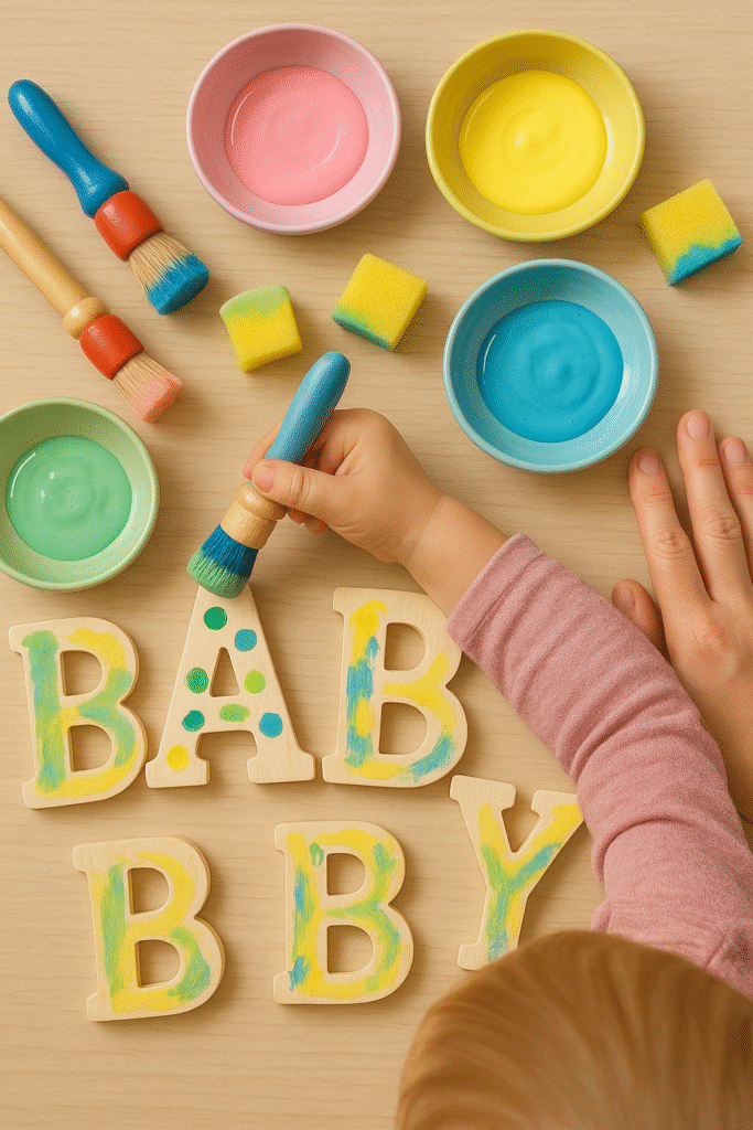 Paint-a-Letter Craft