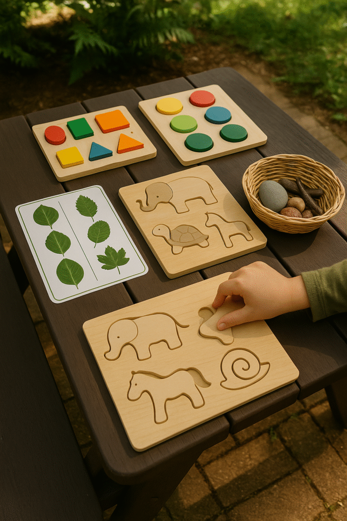 Outdoor Puzzle Station