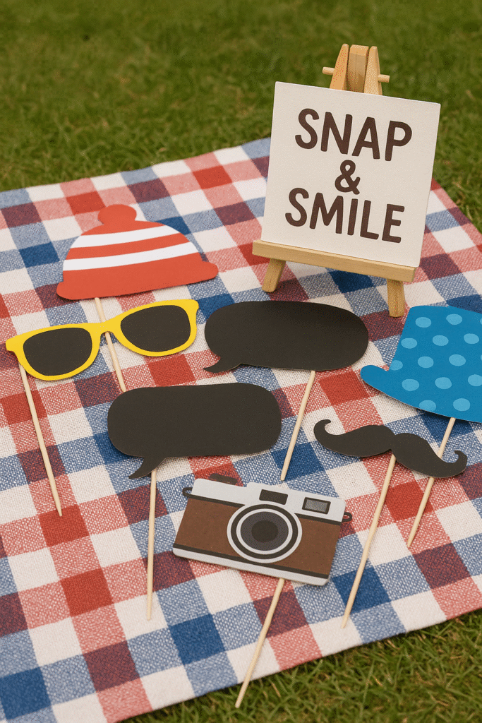 Picnic Photo Prop Station