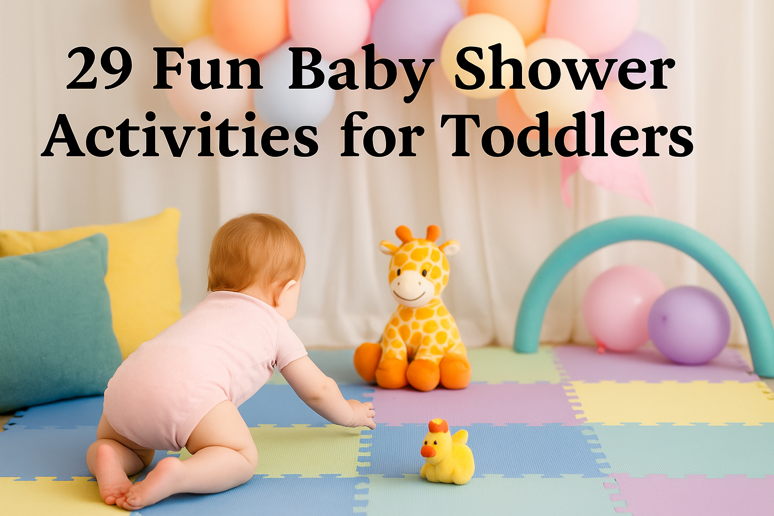 Baby Shower Activities for Toddlers