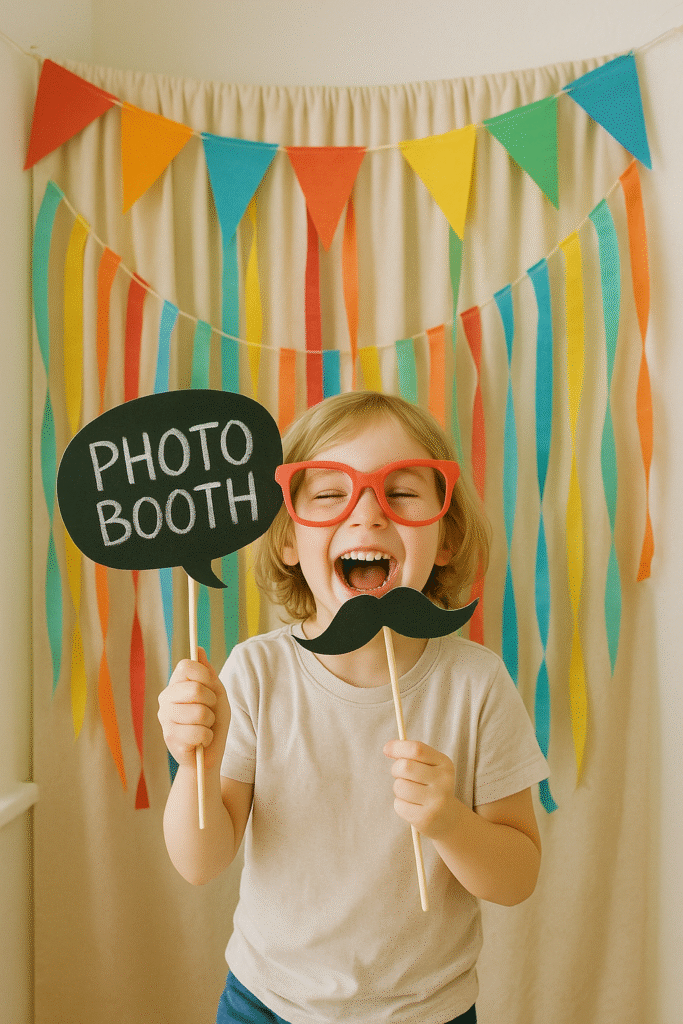 Home Photo Booth with Fun Props