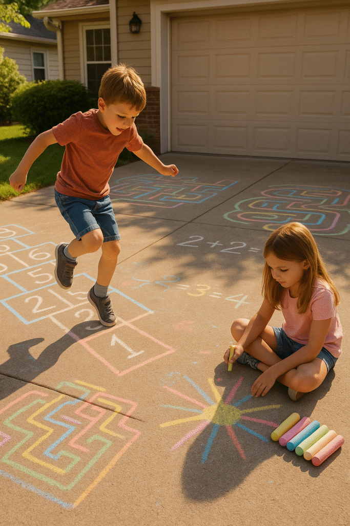 Sidewalk Chalk Games