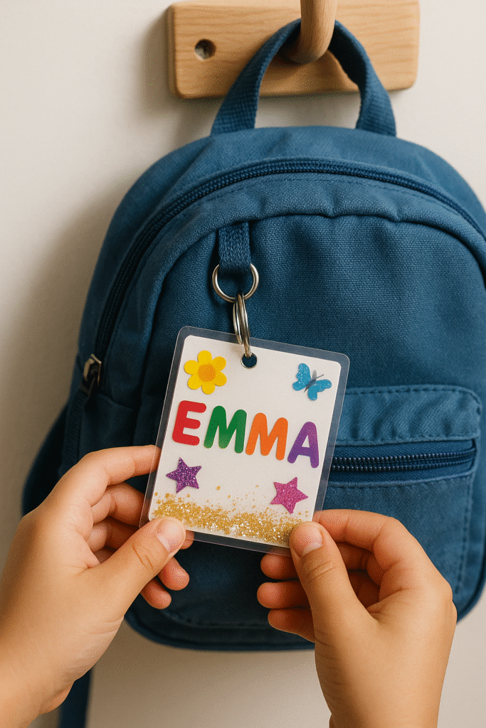 Personalized Backpack Name Tags