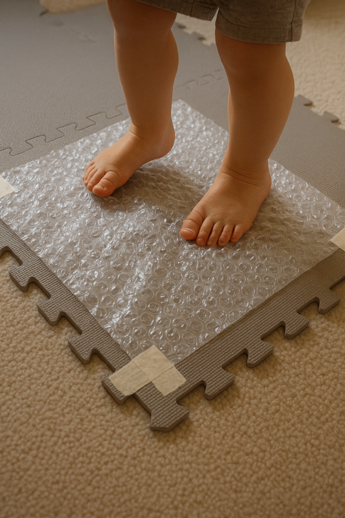 Bubble Wrap Stomp Corner
