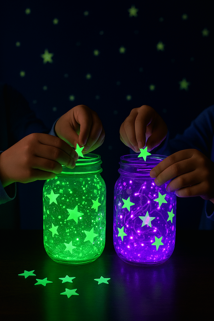Glow-in-the-Dark Jar Craft