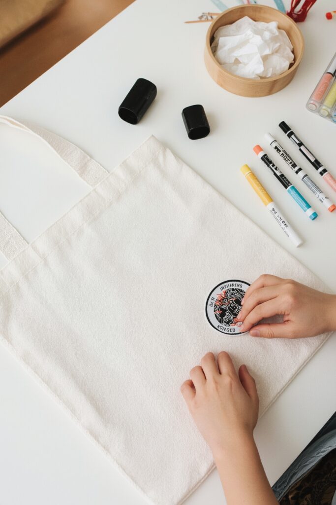 Personalized Tote Bag Decorating