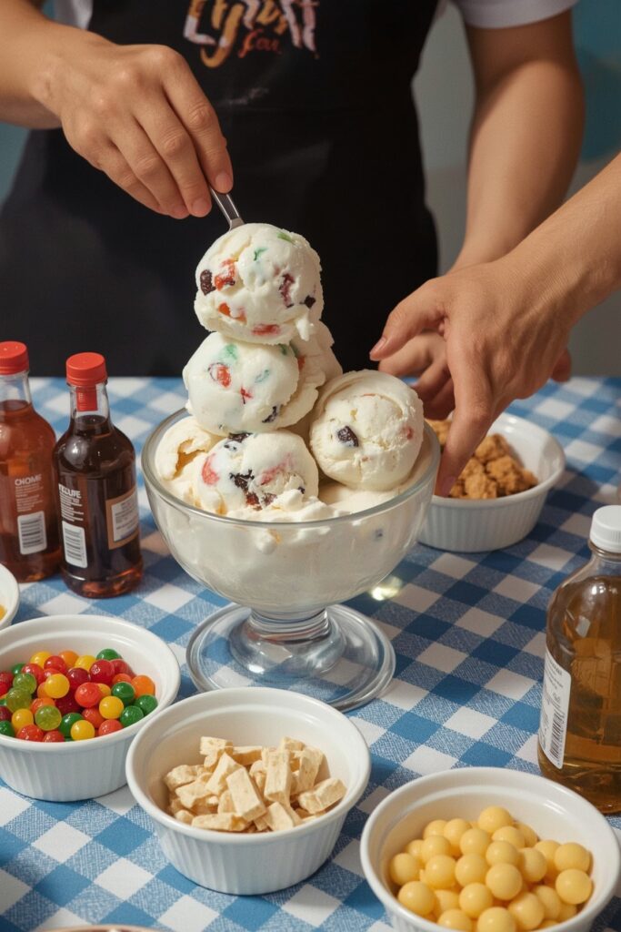 Ice Cream Sundae Station