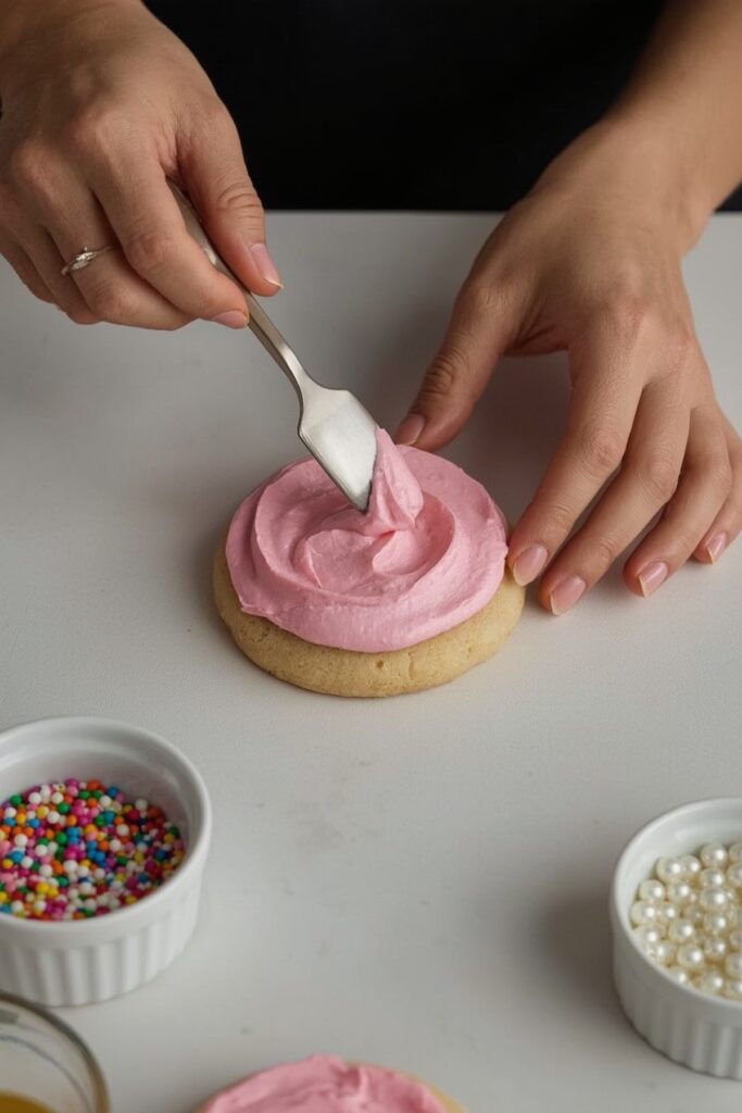 Cookie Decorating Table