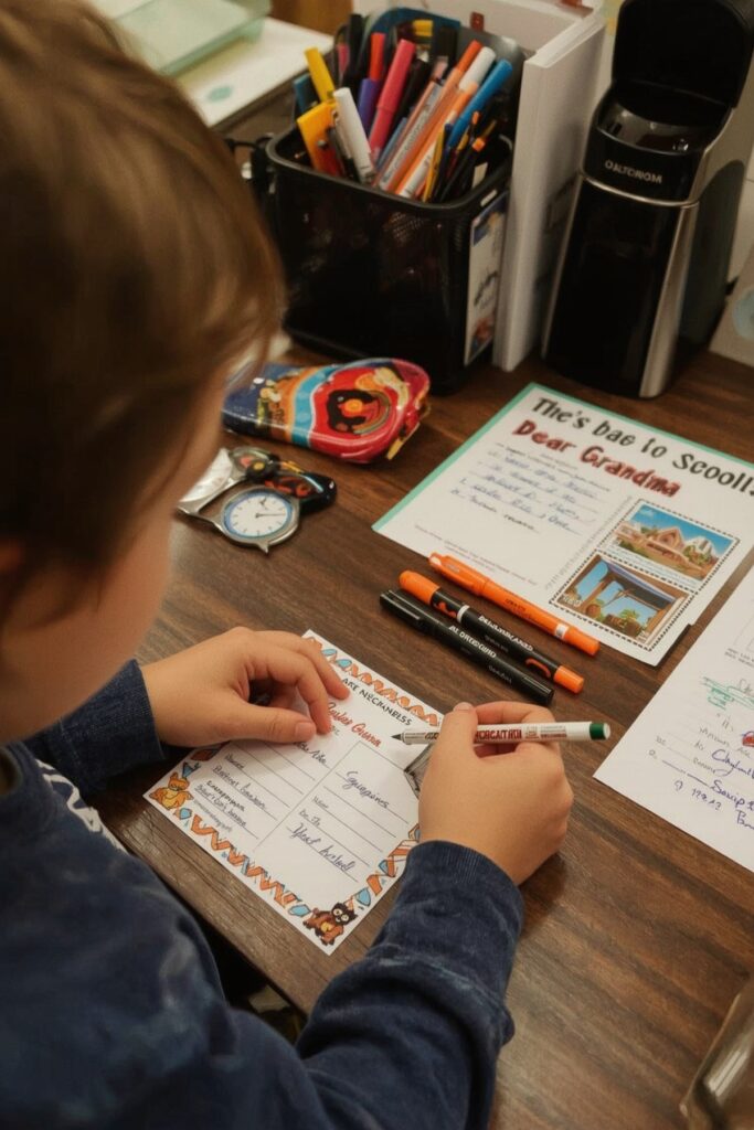 Back-to-School Postcard Exchange