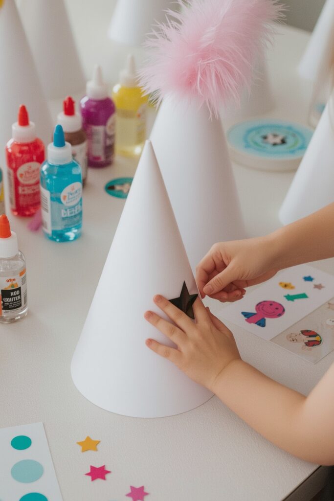 Design-Your-Own Party Hat Station