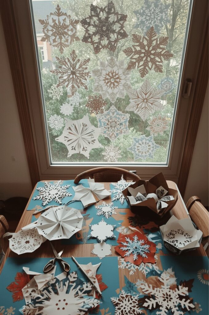 Paper Snowflake Cutting