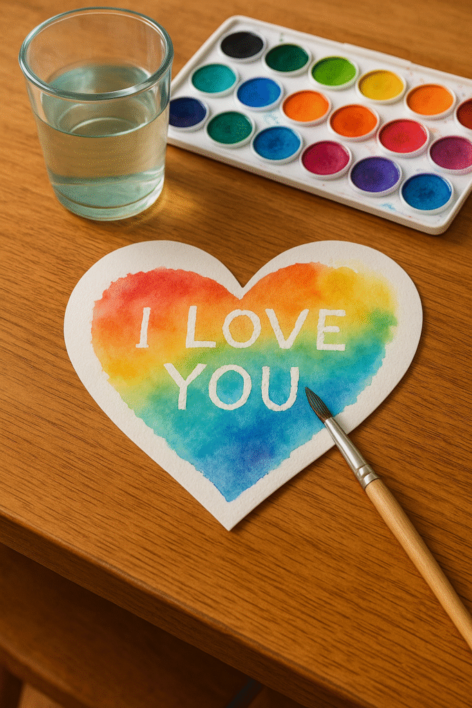 Secret-Message Watercolors