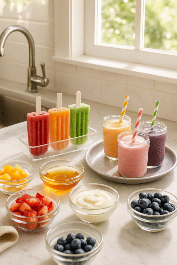 Frozen Fruit Pops & Smoothies