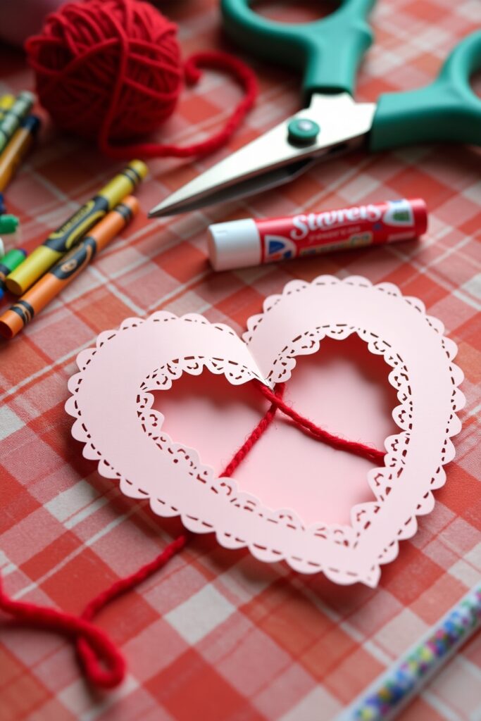 Lacing Heart Cards