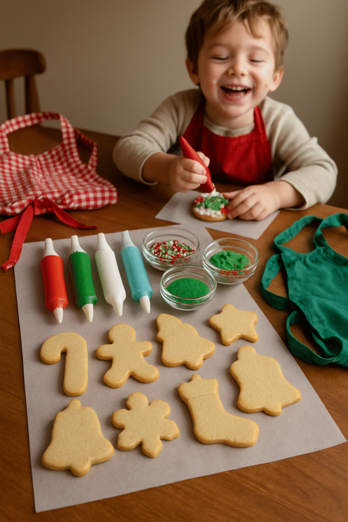 Christmas Cookie Decorating Station