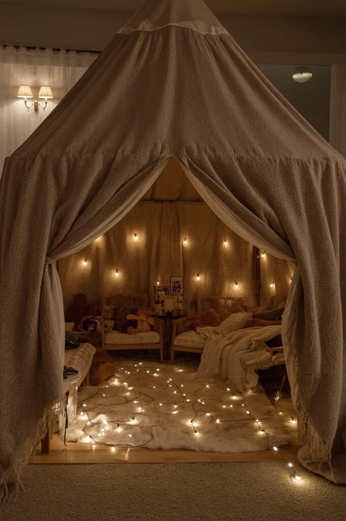 Blanket Fort Building