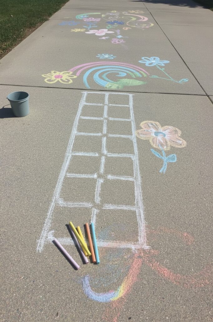 Sidewalk Chalk Art