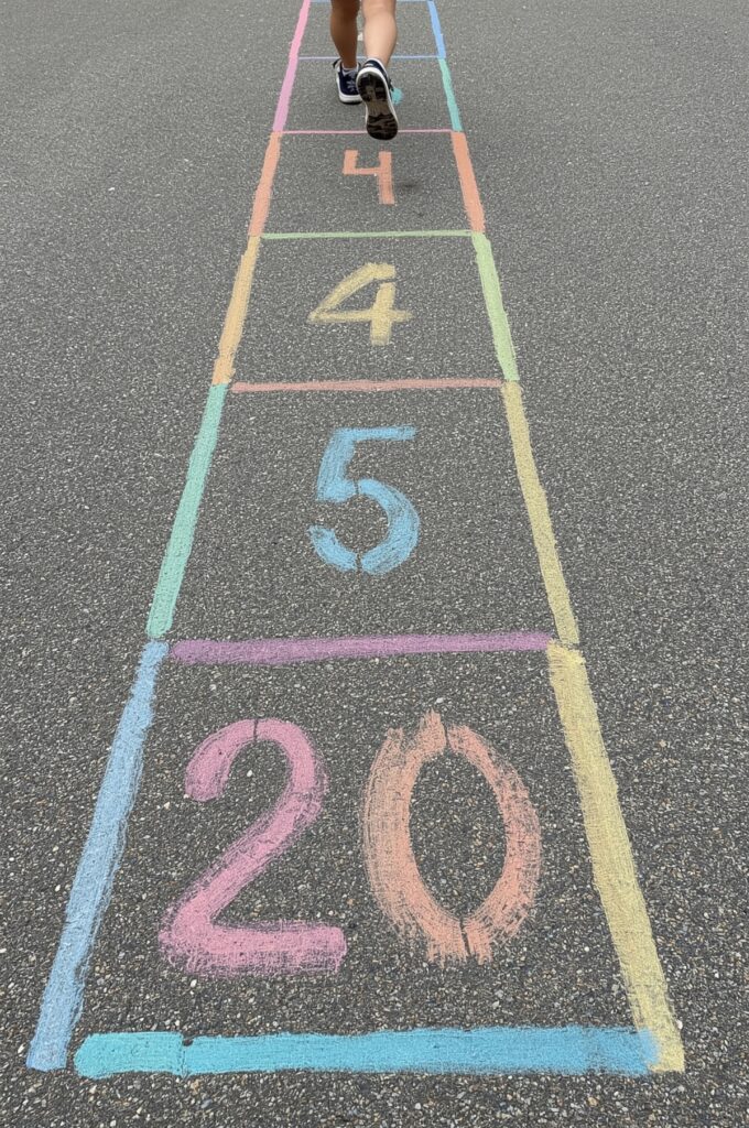 Hopscotch Race