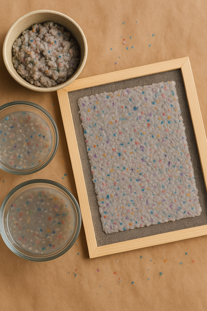 Homemade Recycled Paper