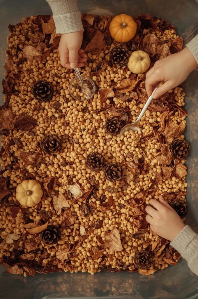 Autumn Sensory Bin