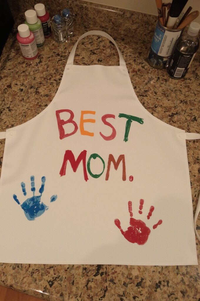 DIY “Best Mom” Apron
