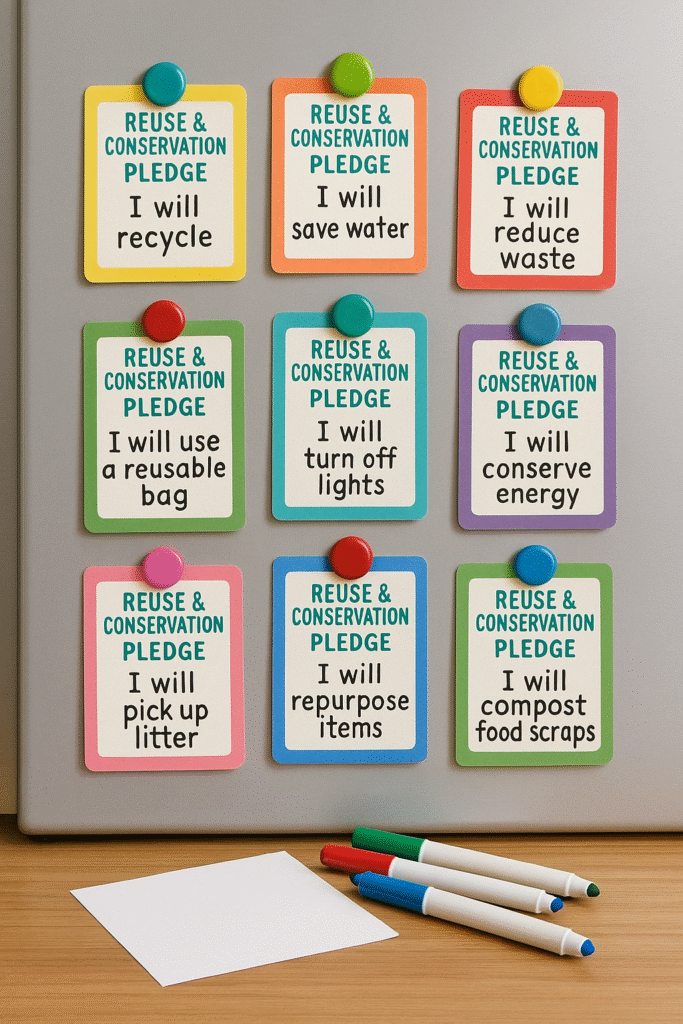 Reuse & Conservation Pledge