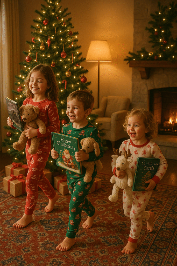Storytime Pajama Parade with Holiday Books