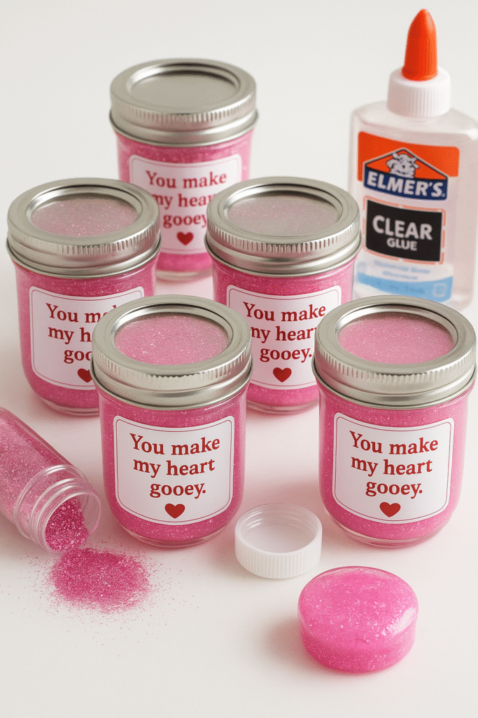 Glitter Slime Valentines