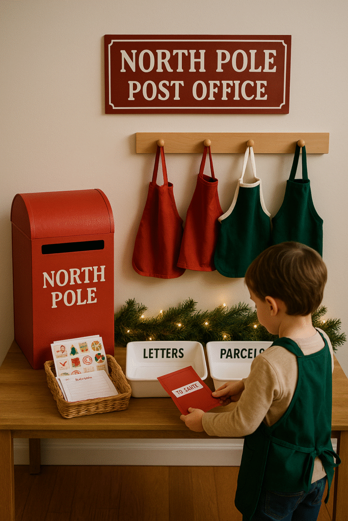 Create a “North Pole Post Office” Role Play Corner