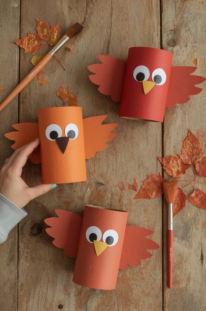 Paper Roll Owls