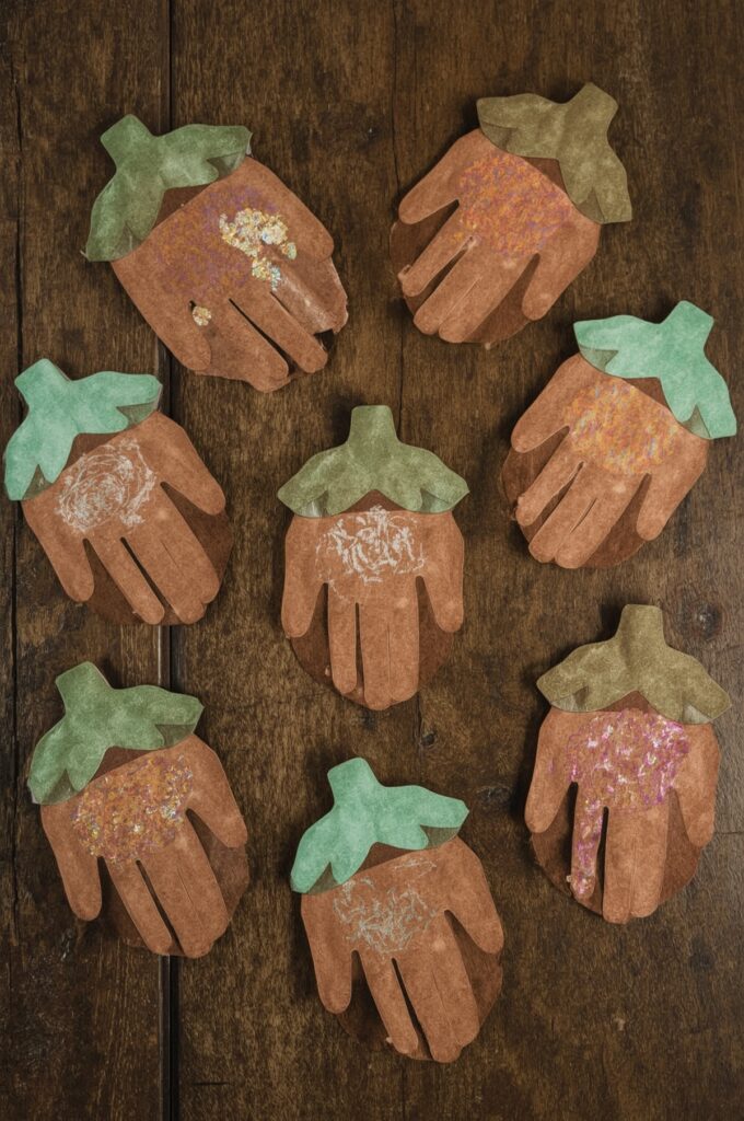 Handprint Acorns