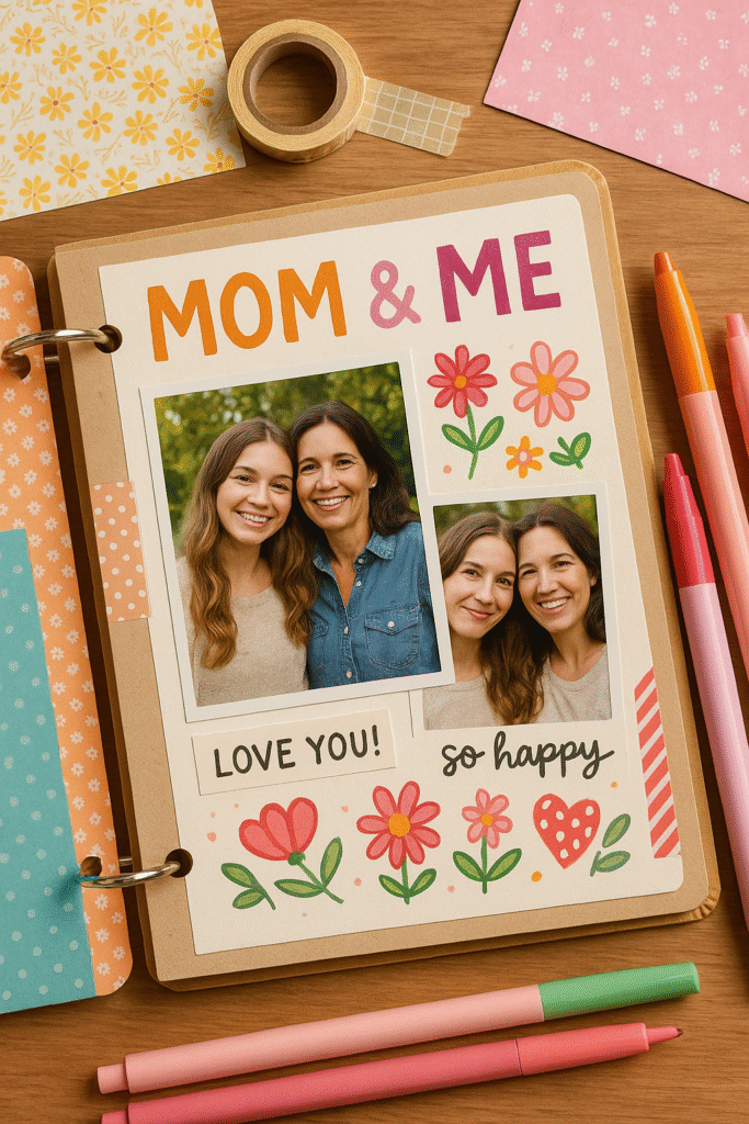 “Mom & Me” Scrapbook Mini Album