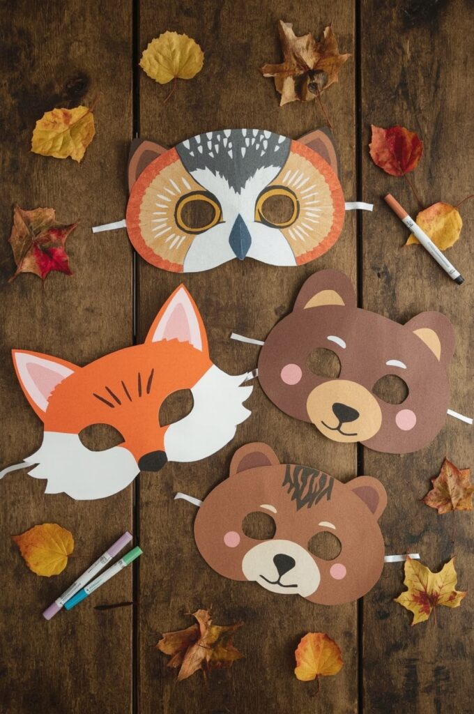 Woodland Animal Masks