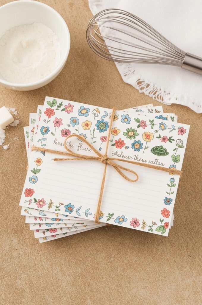 Printable Recipe Card Set