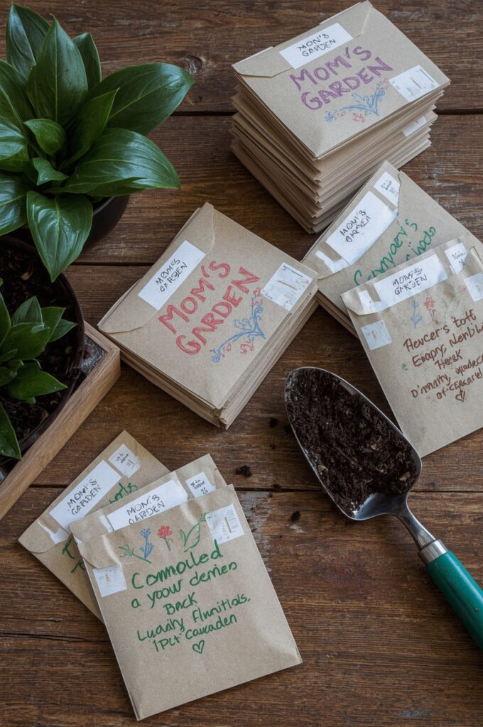 Seed Packet Envelopes Designed by Kids