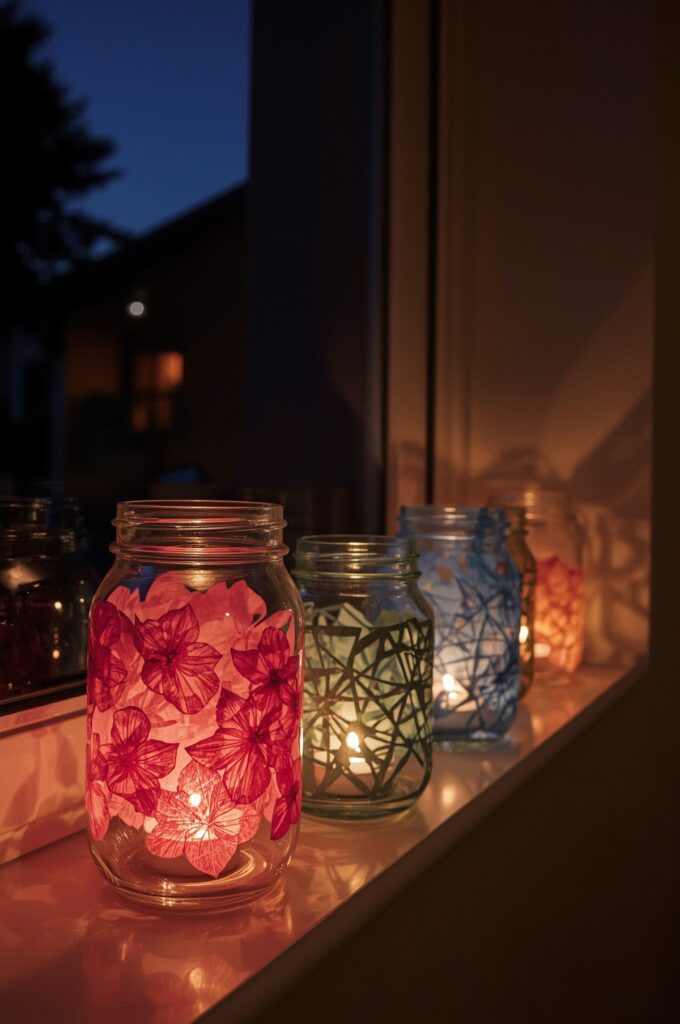Decorative Jar Lantern
