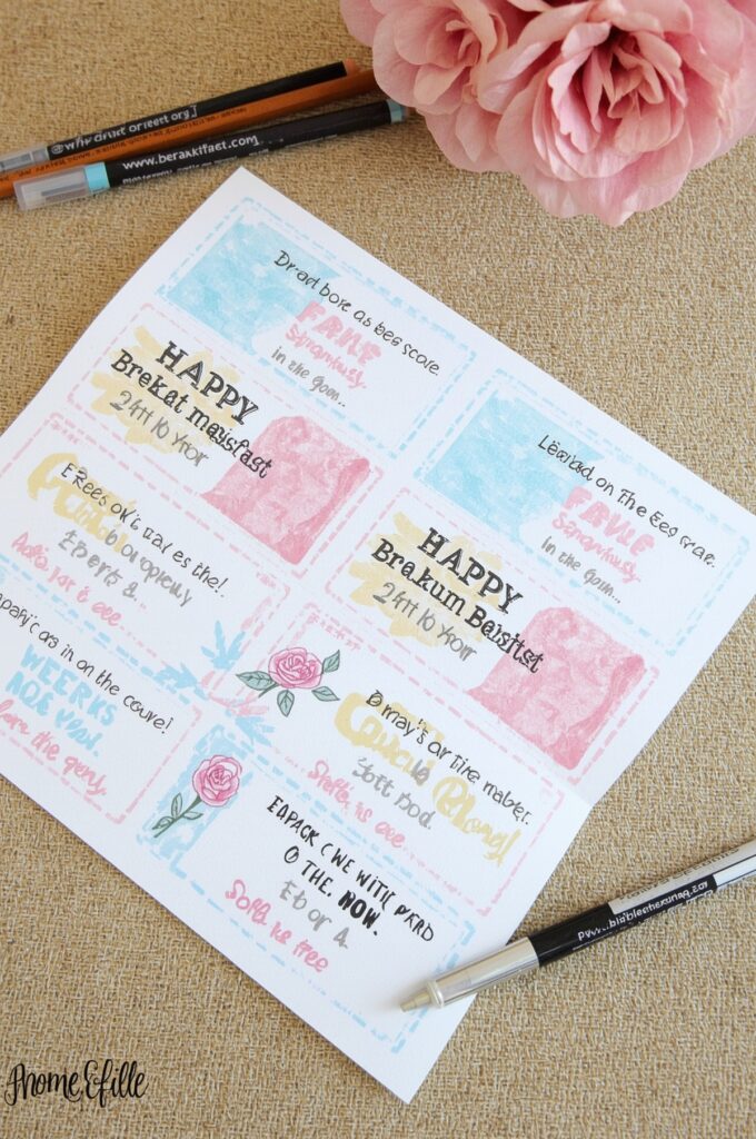 Coupon Booklet for Mom