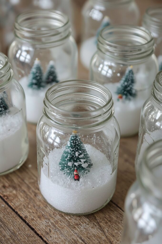 Homemade Snow Globes