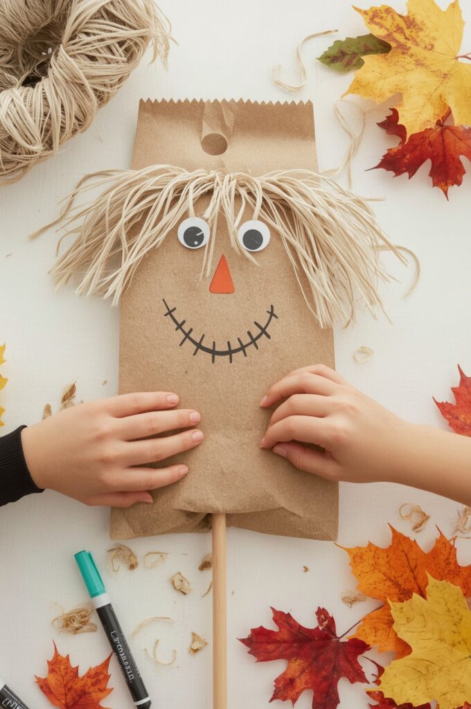 Paper Bag Scarecrow