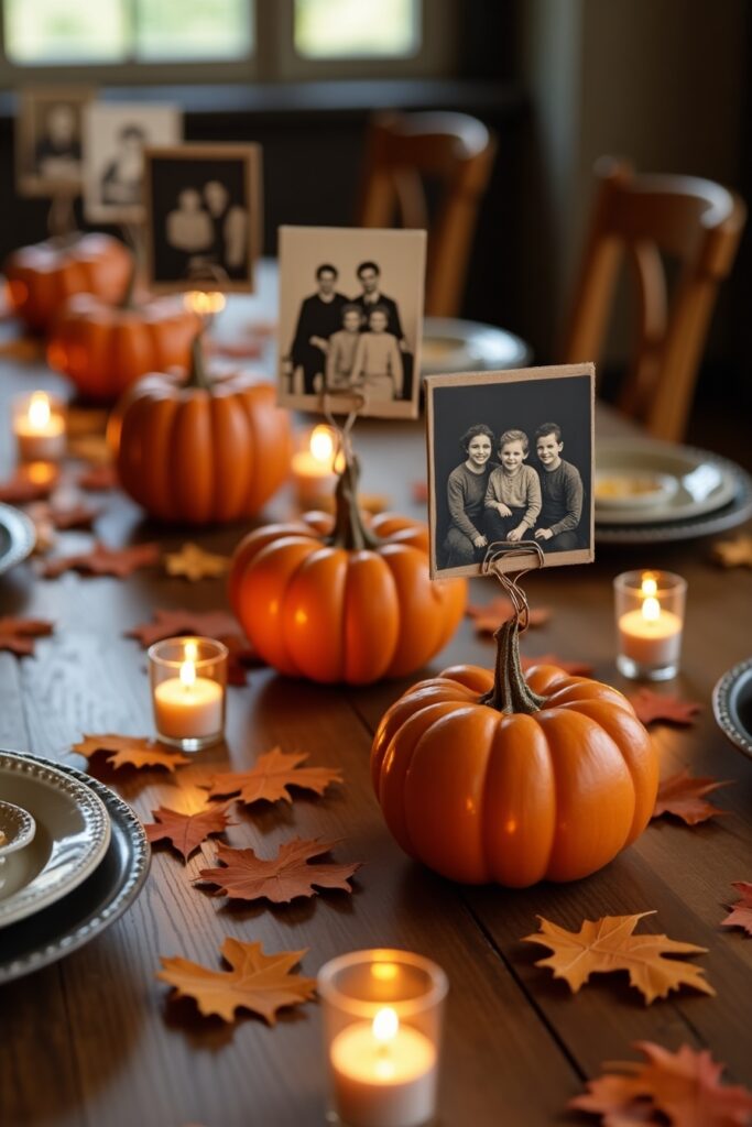 Pumpkin Photo Holders