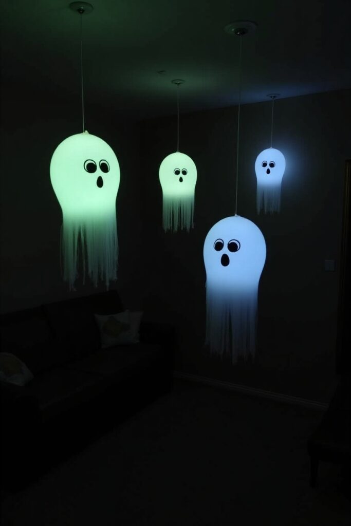 Glow-in-the-Dark Balloon Ghosts
