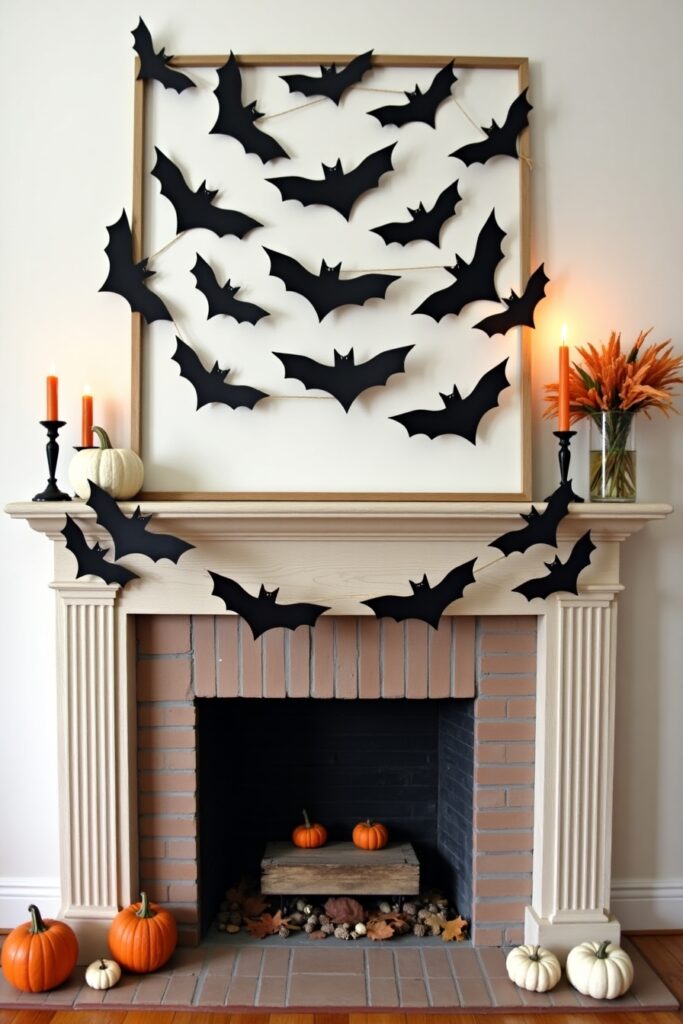 DIY Bat Garland