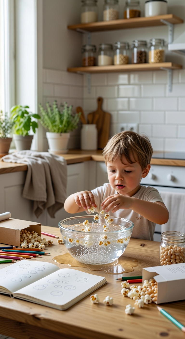 corn dances in bubbles