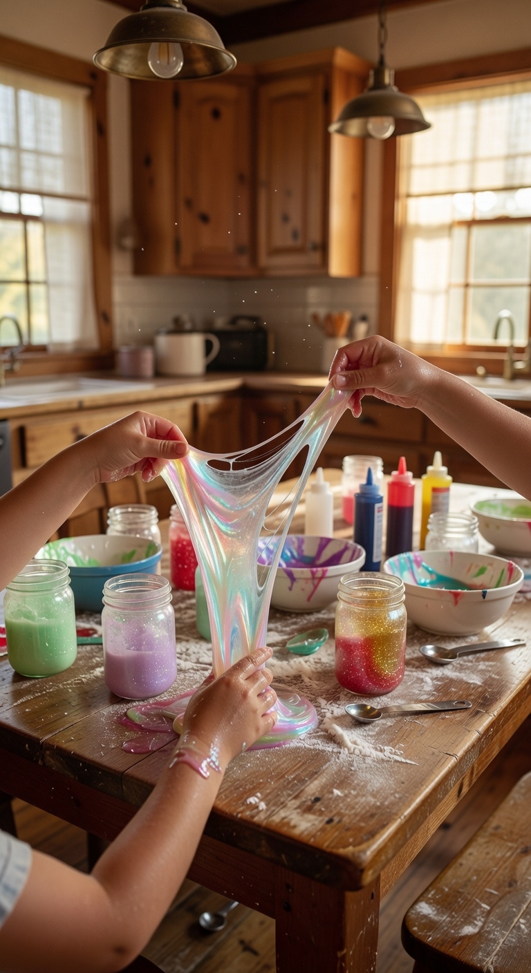 create stretchy bouncy slime